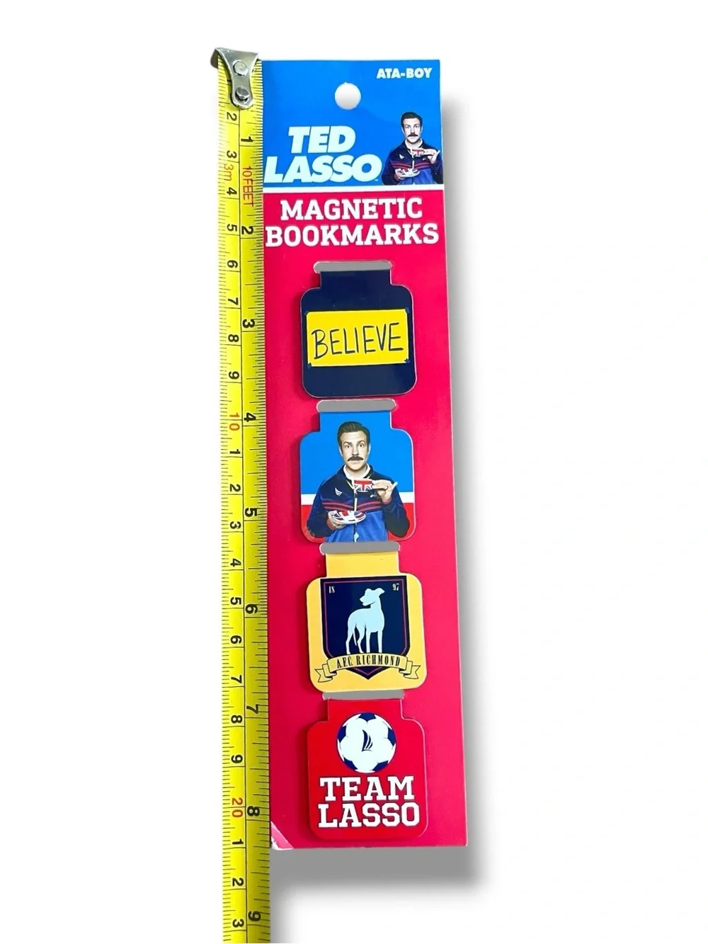 Ted Lasso Magnetic Bookmarks Set Believe AFC Richmond Team Lasso Ata-Boy NIP
